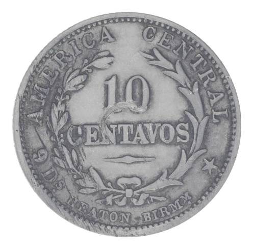 фото Коста-Рика 10 сентаво 1892 Серебро G-VG (Ag 750, 2,53 грамма)