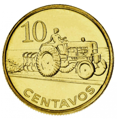 фото Мозамбик 10 сентаво 2006 UNC Трактор