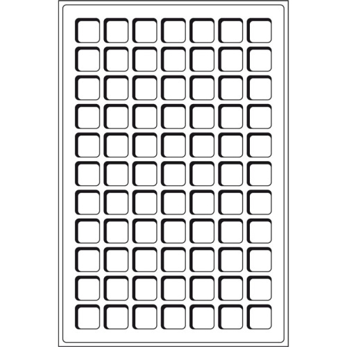 фото Планшет для монет (ячейка 22*22) TAB77BL Leuchtturm