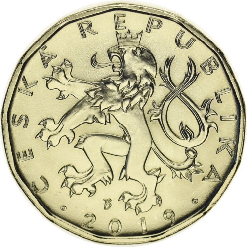 фото Чехия 20 крон 2019 UNC Памятная Поспишил