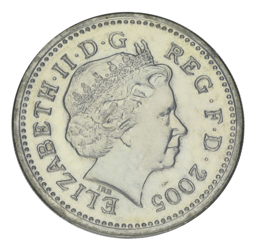 фото Великобритания 1 фунт 2005 F-VF