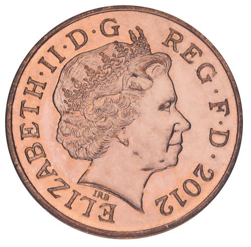 фото Великобритания 2 пенса 2012 F-VF