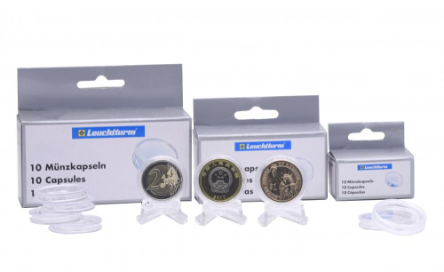 фото Капсула для монеты 49 мм, Leuchtturm
