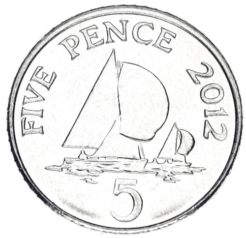 фото Гернси 5 пенсов 2012 UNC