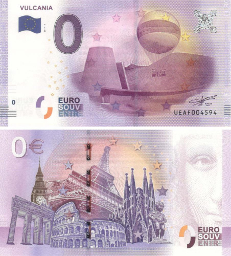 фото Франция 0 ЕВРО 2017 «Вулкания. Воздушный шар» UNC