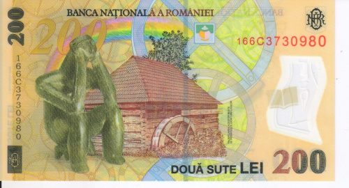 фото Румыния 200 лей 2006 UNC (P122)
