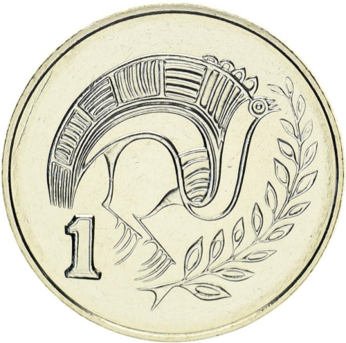 фото Кипр 1 цент 2004 UNC
