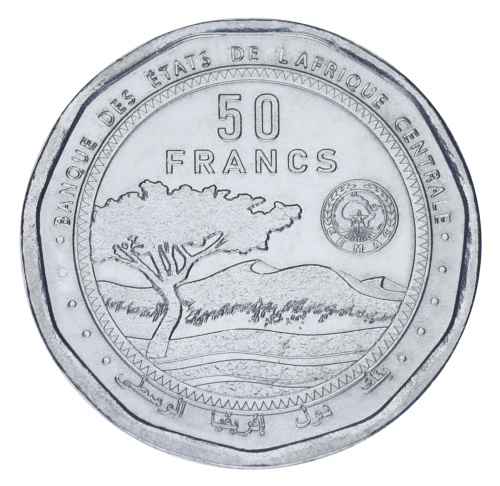 фото Центральная Африка 50 франков 2024 (2025) UNC