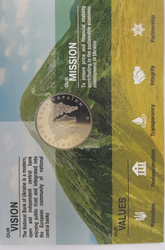 фото Украина Памятная медаль «Национальный банк» UNC