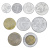фото Сан-Марино набор из 9 монет 1982 UNC 1, 2, 5, 10, 20, 50, 100, 200, 500 лир