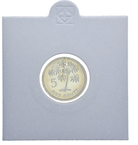 фото Сейшельские острова 5 центов 2007 UNC Пальма