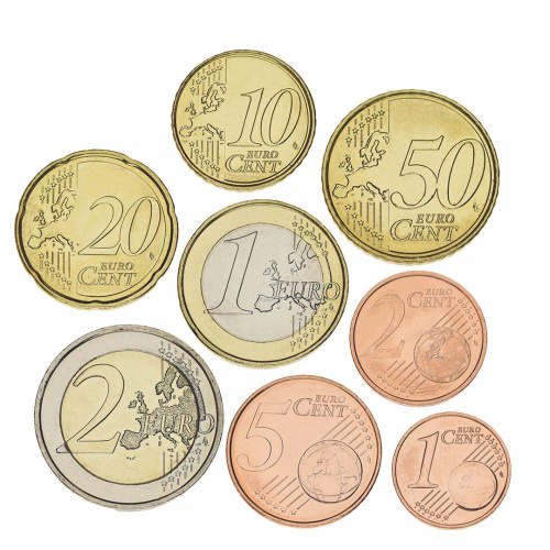 фото Ирландия набор из 8 монет евро 2016 UNC 1, 2, 5, 10, 20, 50 центов, 1, 2 евро