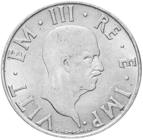 фото Италия 2 лиры 1939 VF (KM#78)