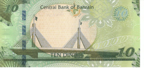фото Бахрейн 10 динаров 2016 UNC (P33)
