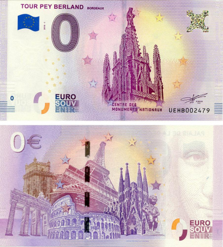 фото Франция 0 ЕВРО 2018 UNC Башня Пей Берланд