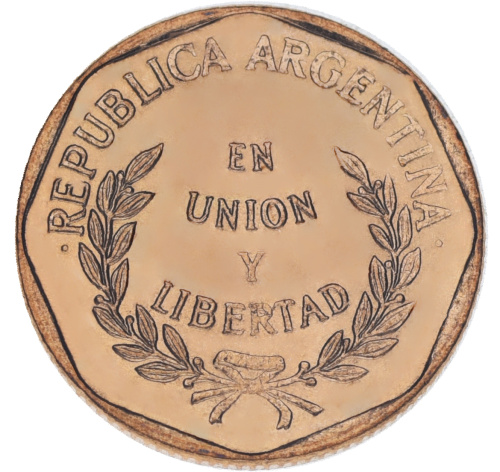 фото Аргентина 1 сентаво 2000 AU-UNC