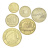 фото Парагвай набор из 6 монет 1990-2002 UNC 1, 5, 10, 50, 100, 500 гуарани