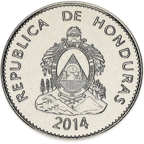 фото Гондурас 50 сентаво 2014 UNC (KM#84a.2)