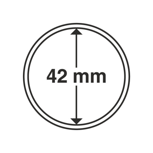 фото Капсула для монеты 42 мм, Leuchtturm
