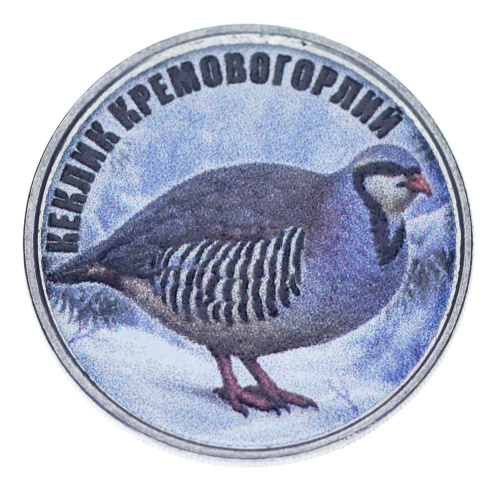 фото Украина 5 копеек UNC Птица - Азиатский кеклик