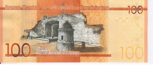 фото Доминикана 100 песо 2014 UNC (P190)