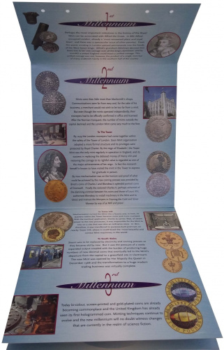 фото Великобритания набор из 9 монет 2000 «Миллениум» UNC