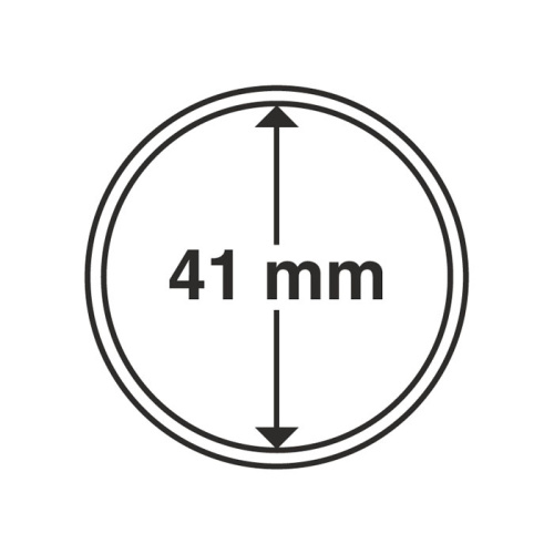 фото Капсула для монеты 41 мм, Leuchtturm