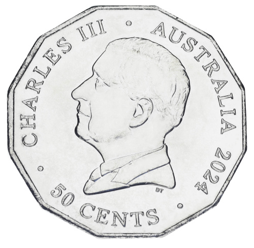 фото Австралия 50 центов 2024 UNC 50 лет Национальному комитету по празднованию дня аборигенов и островитян