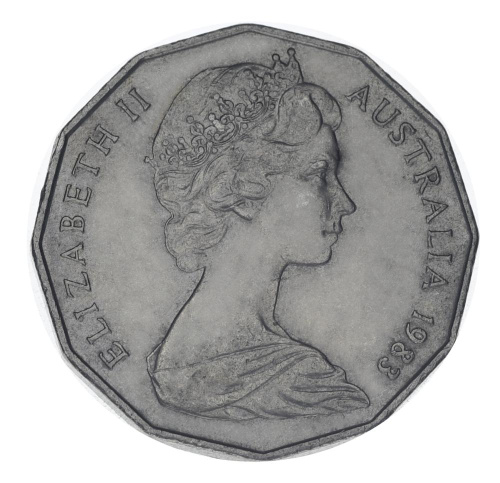 фото Австралия 50 центов 1983 F-VF