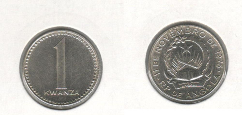 фото Ангола 1 кванза 1975 F-VF (KM#83)