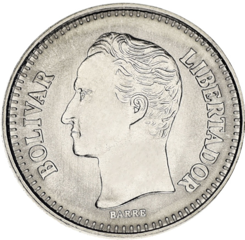 фото Венесуэла 25 сентим 1990 AU-UNC