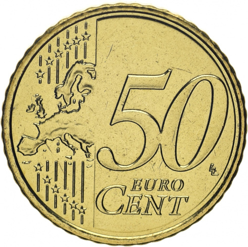 фото Люксембург 50 евроцентов 2010 UNC
