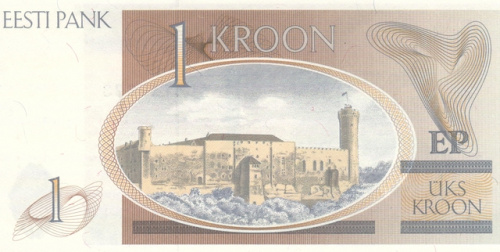 фото Эстония 1 крона UNC (P69)