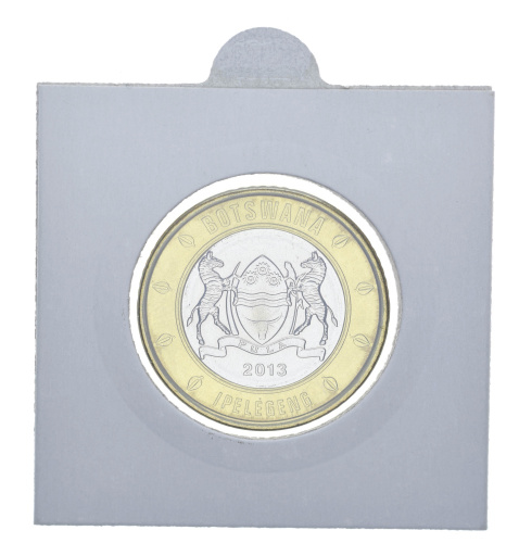 фото Ботсвана 5 пула 2013 Биметалл UNC Гусеница