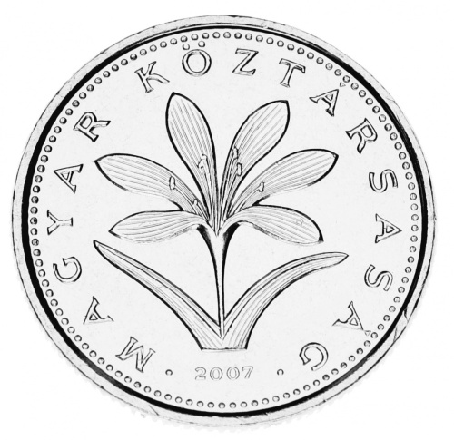 фото Венгрия 2 форинта 2007 UNC