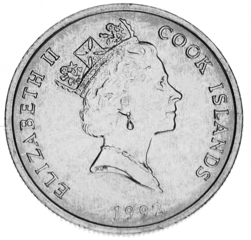 фото Острова Кука набор из 8 монет 1975-2003 AU-UNC 1, 2, 5, 10, 50 центов, 1, 2, 5 долларов