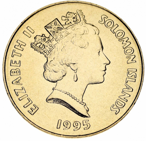 фото Соломоновы острова 20 центов 1995 UNC FAO ФАО (KM#82)