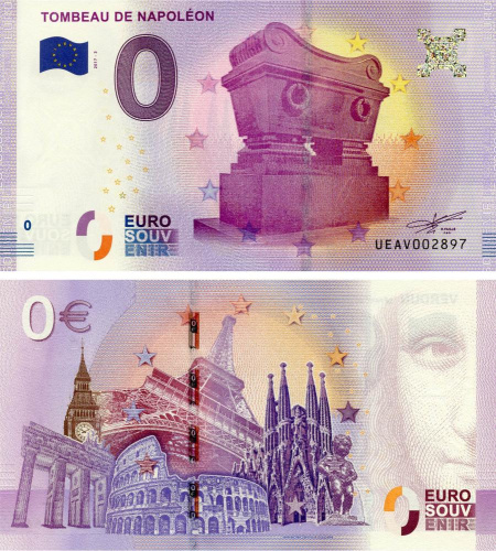 фото Франция 0 ЕВРО 2017 UNC Могила Наполеона