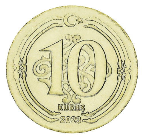 фото Турция 10 куруш 2023 UNC