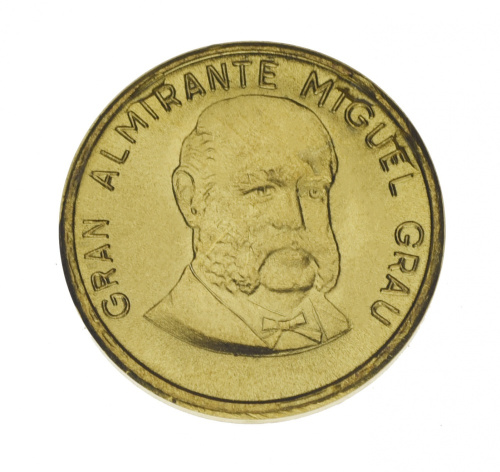 фото Перу 10 сентимо 1987 VF-AU