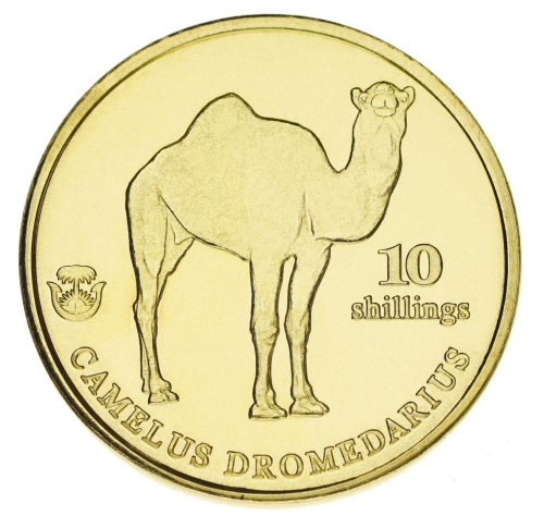 фото Биафра 10 шиллингов 2021 UNC Верблюд