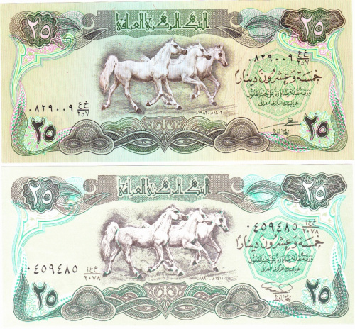фото Ирак набор из 5 банкнот UNC