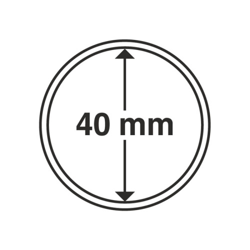 фото Капсула для монеты 40 мм, Leuchtturm