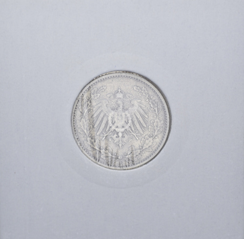 фото Германия 1/2 марки 1906 Серебро F-VF