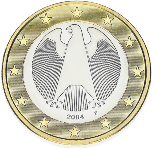 фото Германия 1 евро 2004 UNC F