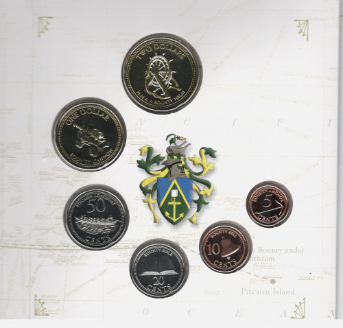фото Острова Питкэрн набор из 6 монет 2009 UNC