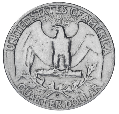 фото США 25 центов (квотер) 1957 Серебро F-VF (Ag 900, 6.25 грамм)