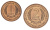 фото Восточные Карибы набор из 2 монет 1965 UNC 1, 2 цента