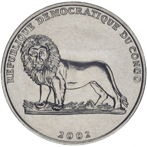 фото Демократическая республика Конго 50 сентим 2002 UNC (KM#80)