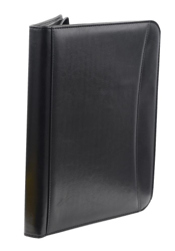 фото Папка-переплет GRANDE Kurt (до 30 листов) для монет или банкнот, Обивка под кожу черный Leuchtturm